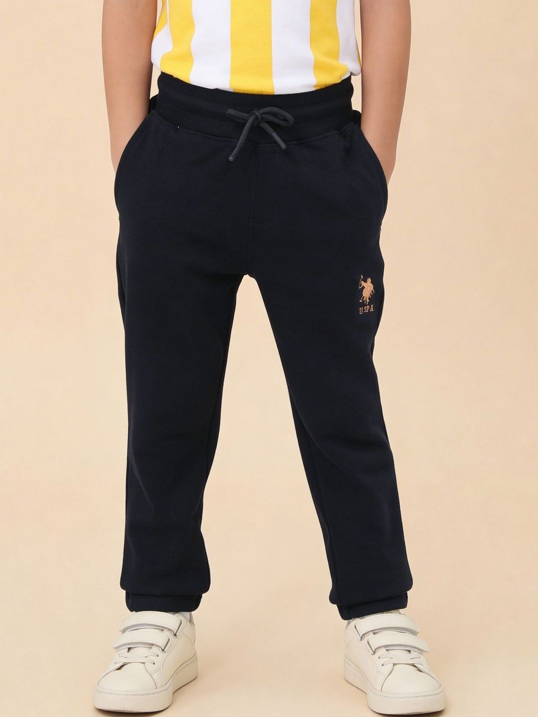 U.S. Polo Assn. Kids Boys Regular Fit Brand Logo Joggers-picture-45