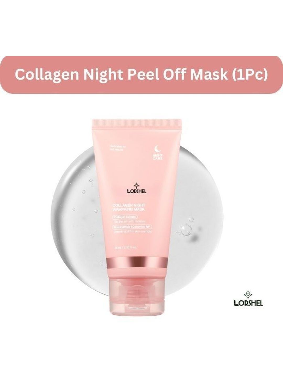 lorshel Collagen Night Wrapping Peel Off Mask - 75 ml-image-25