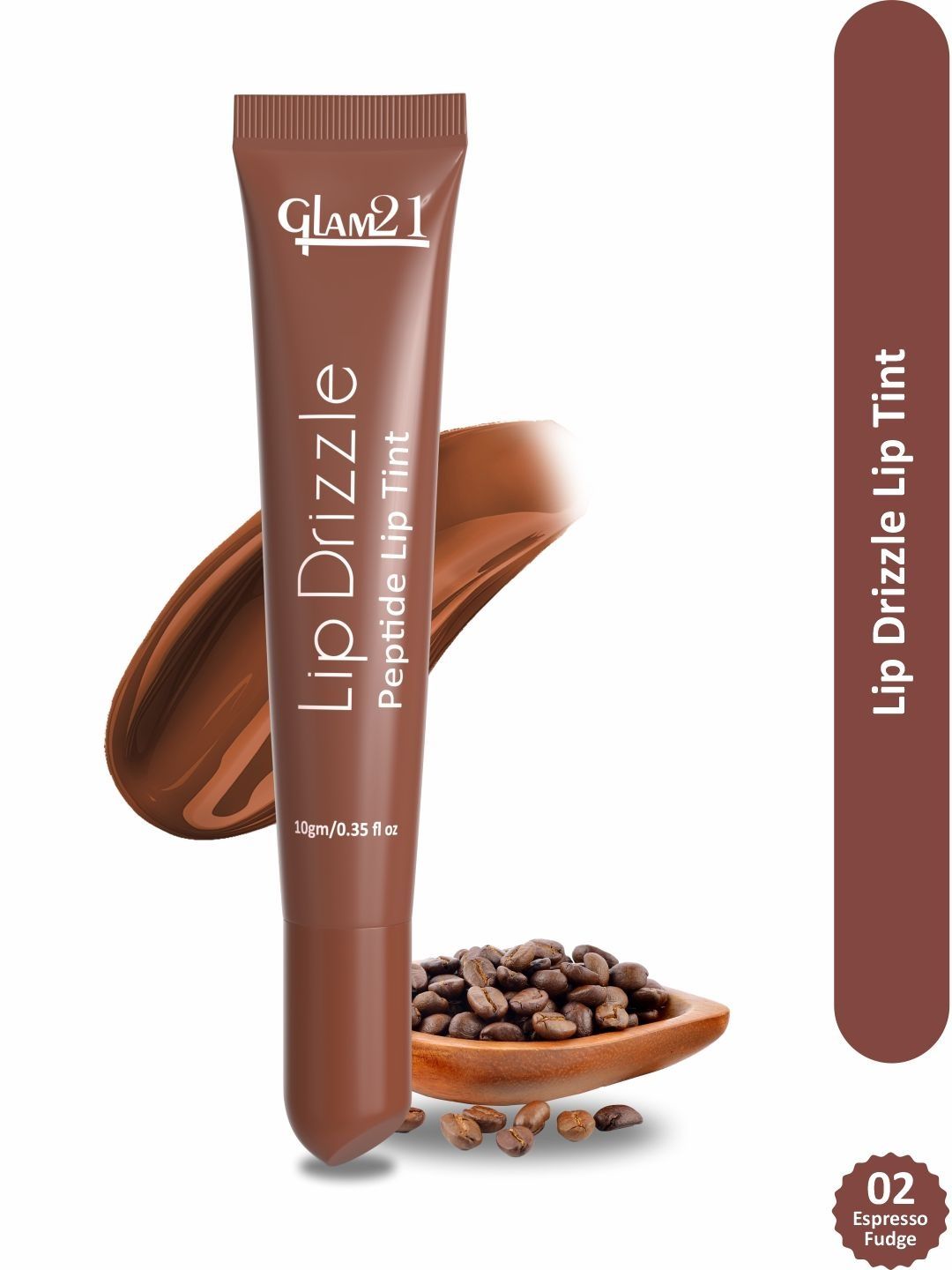 GLAM21 Lip Drizzle Peptide Lip Tint With Shea Butter - 10 g - Espresso Fudge-picture-10