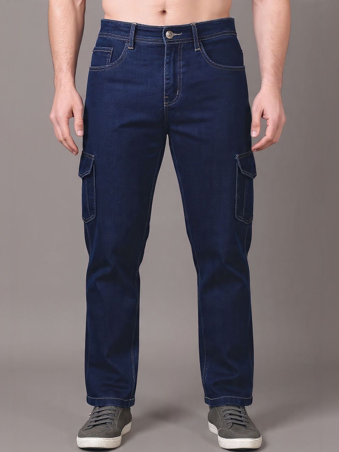 ZAYSH Men Relaxed Fit Mid-Rise Jeans-picture-16