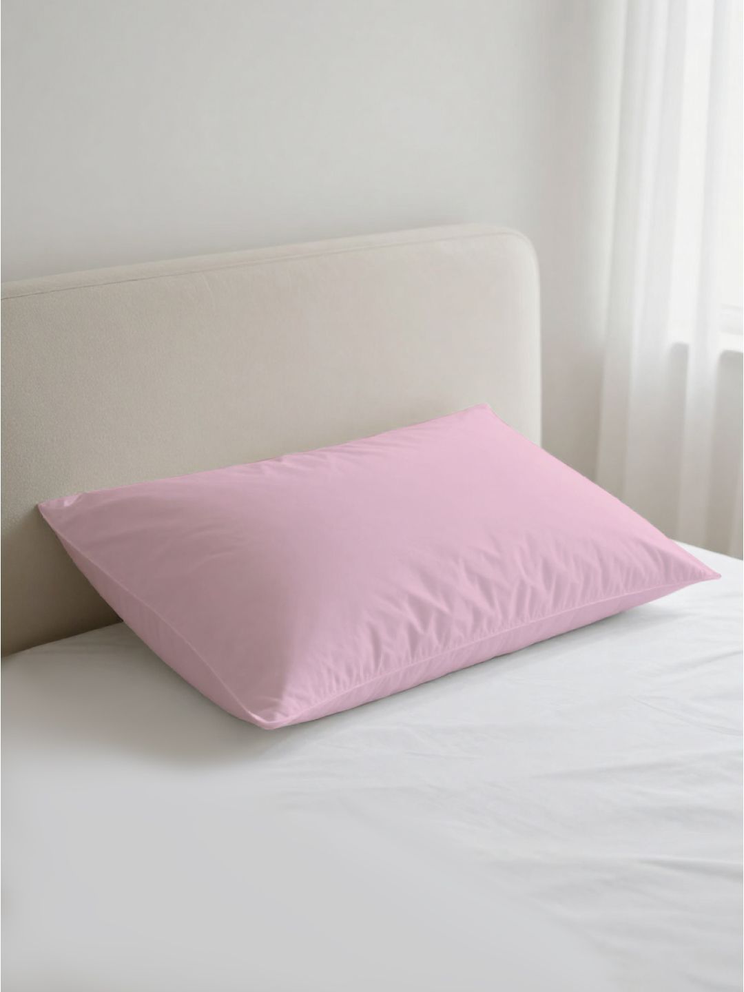 Maxnap Sleep Support Pink Fibre Filled Polyester Sleep Pillow