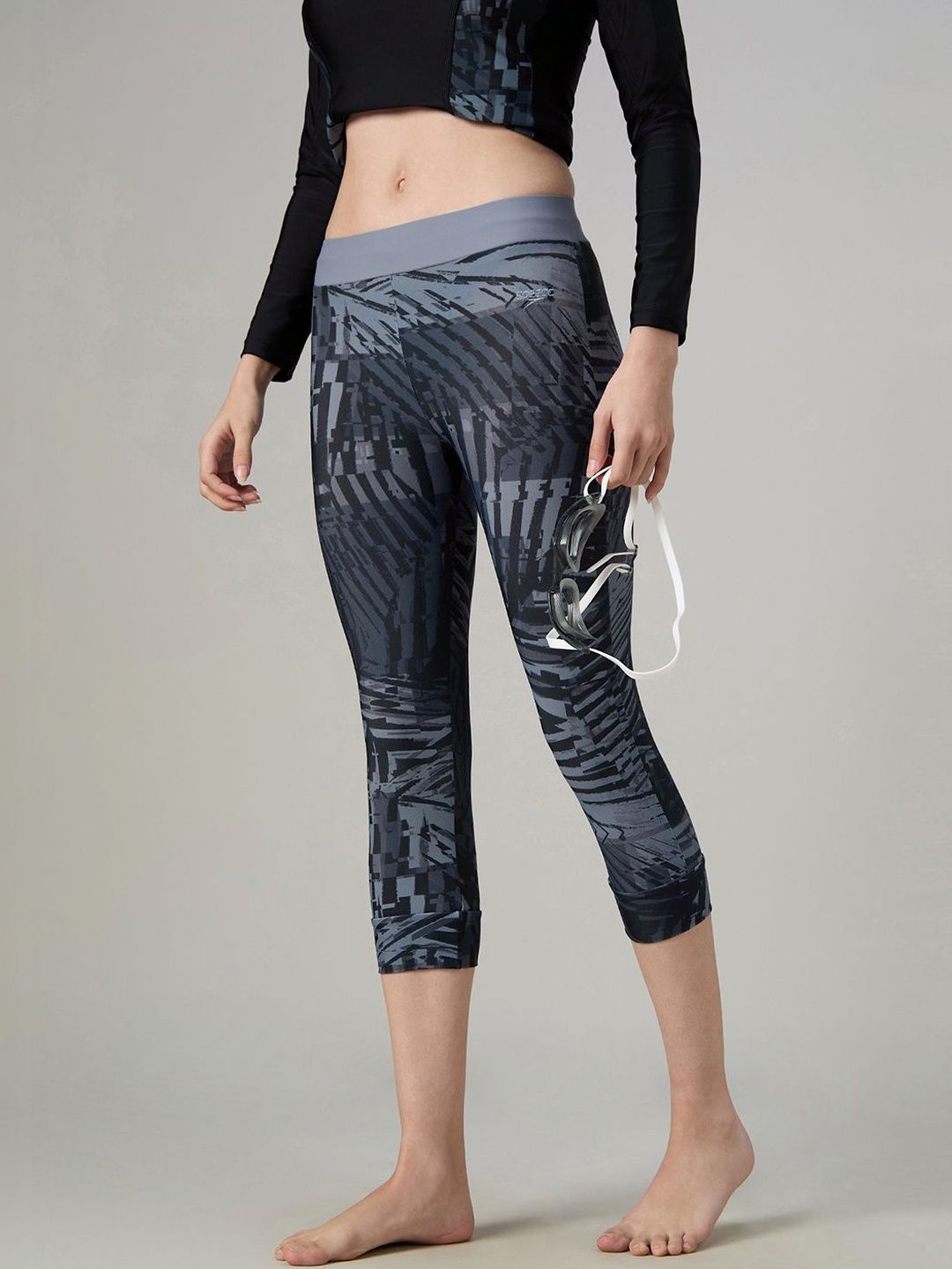 Speedo Women Printed Swim Capris Swim Bottoms-image-43