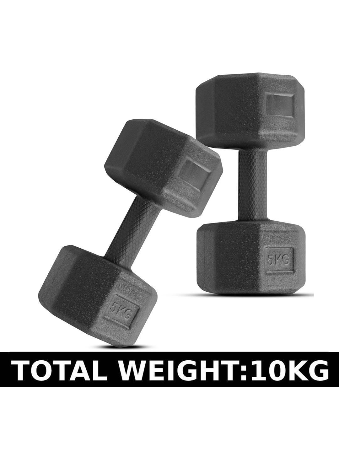SLOVIC Set Of 2 Hexagon Fixed Weight Dumbbell - 5kg Each-picture-47
