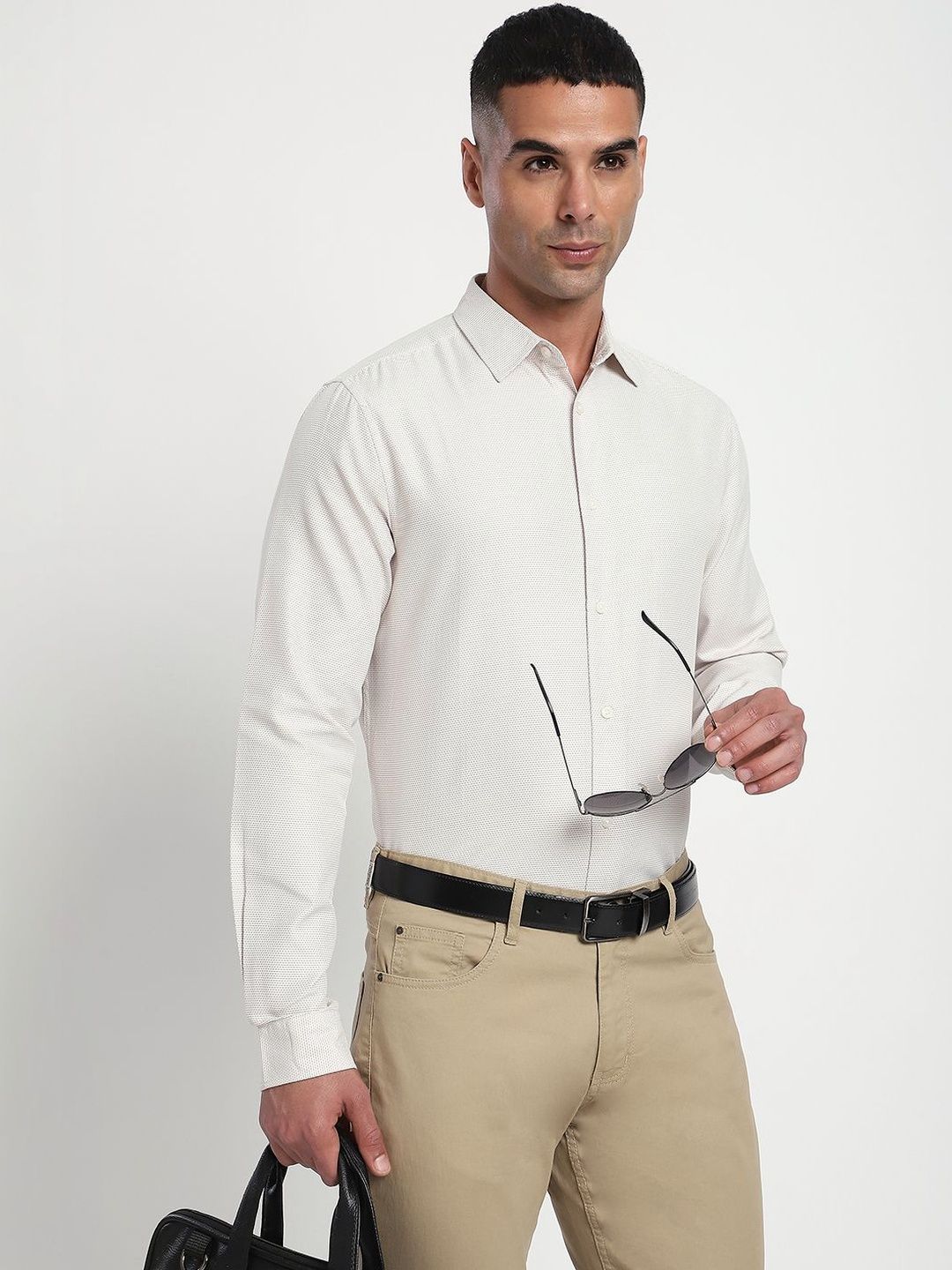 R&B Men Slim Fit Formal Shirt-picture-17