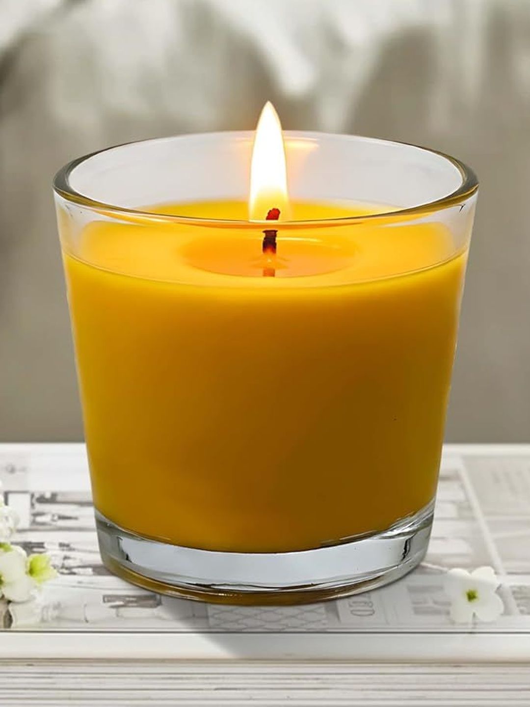 Smart Garden Yellow & Yellow 1 pieces Jar Candle-picture-58