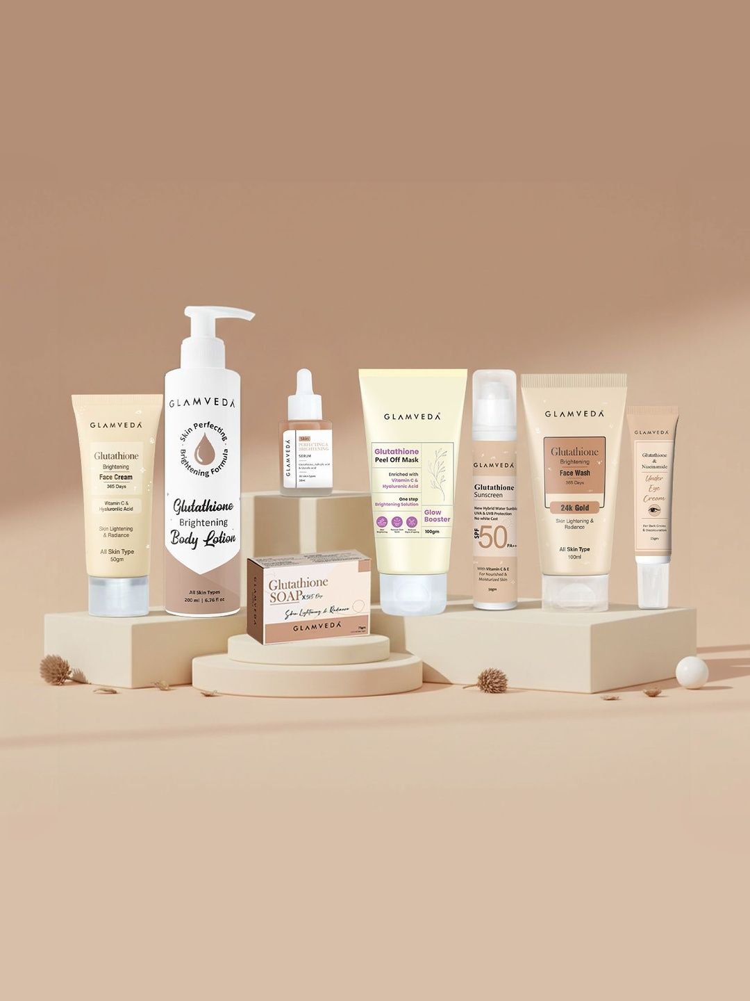 GLAMVEDA Set Of 8 Glutathione Skin Care Combo-picture-36