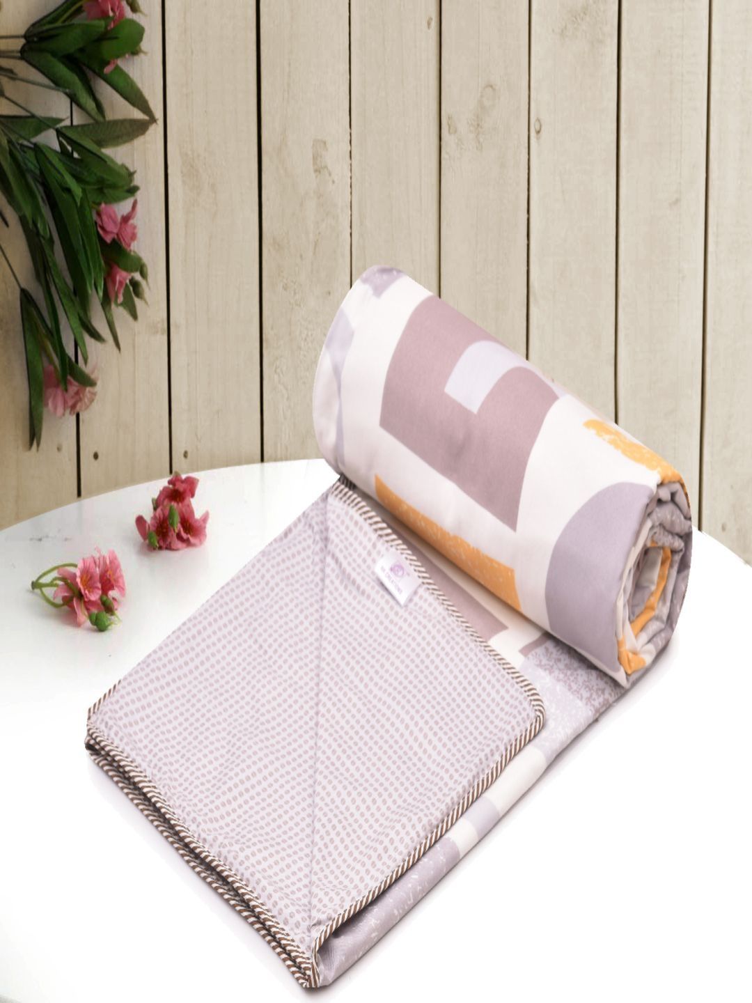 RRC Multicoloured Geometric Microfiber AC Room 150 GSM Dohar-image-8