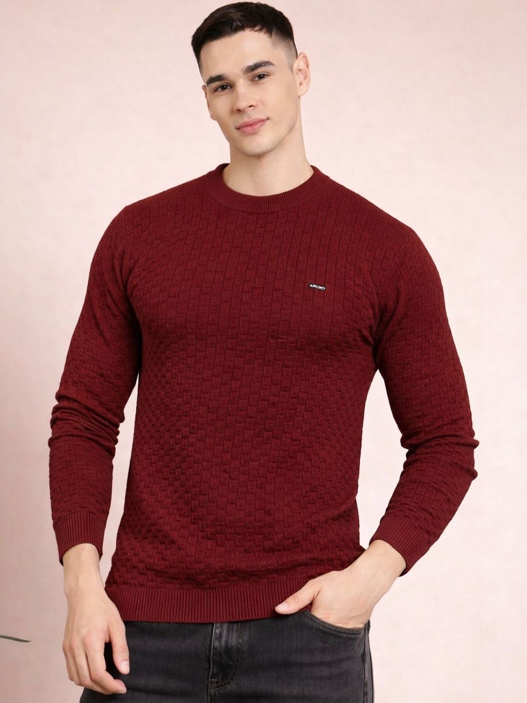 FEVERFEW Men Cable Knit Pullover-picture-32