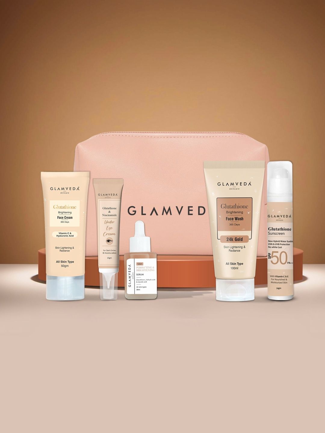 GLAMVEDA 5 Step Glutathione Skincare Gift Set-picture-34
