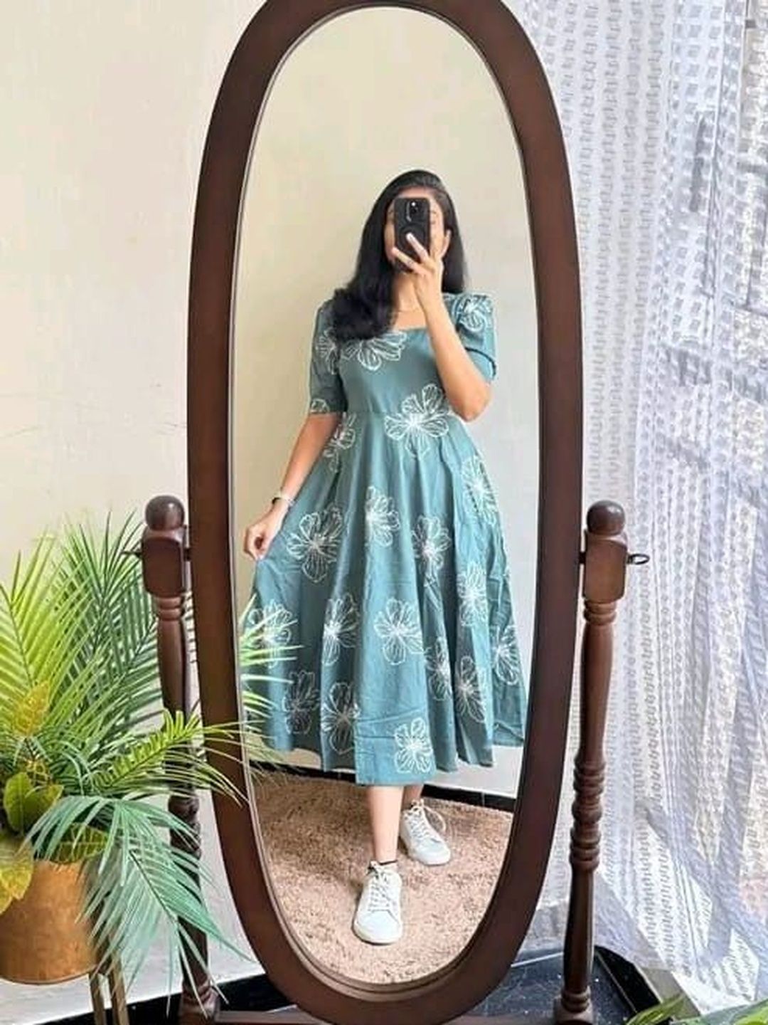 Ammiy London Floral Print Fit & Flare Midi Dress-image-28