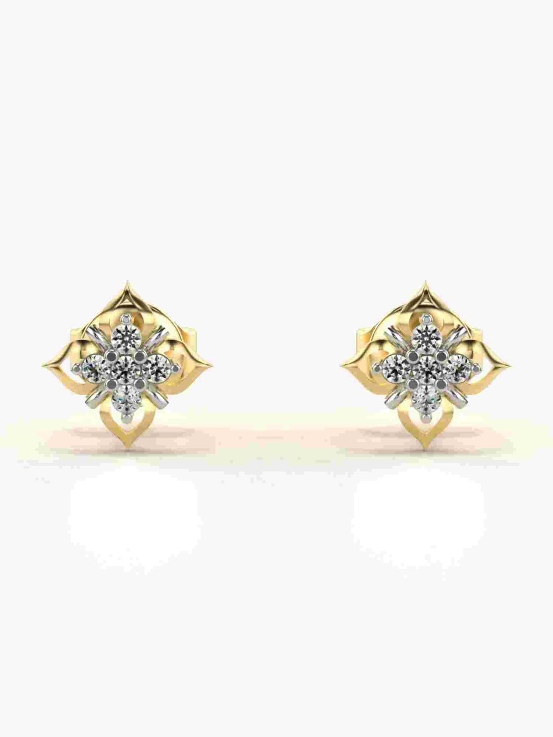 VALANOVA 925 Sterling Silver Lab Grown Diamond 0.09 CT Stud Earrings Diamond- 0.83 g-image-13