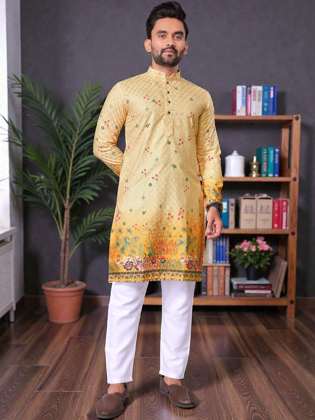 MAITHILI CREATION Men Embroidered Kurta-picture-28
