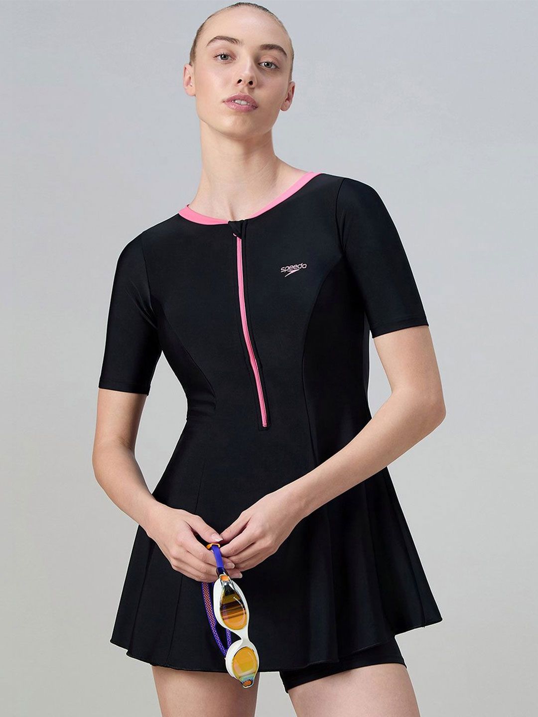 Speedo Round Neck Swimming Dress-image-22
