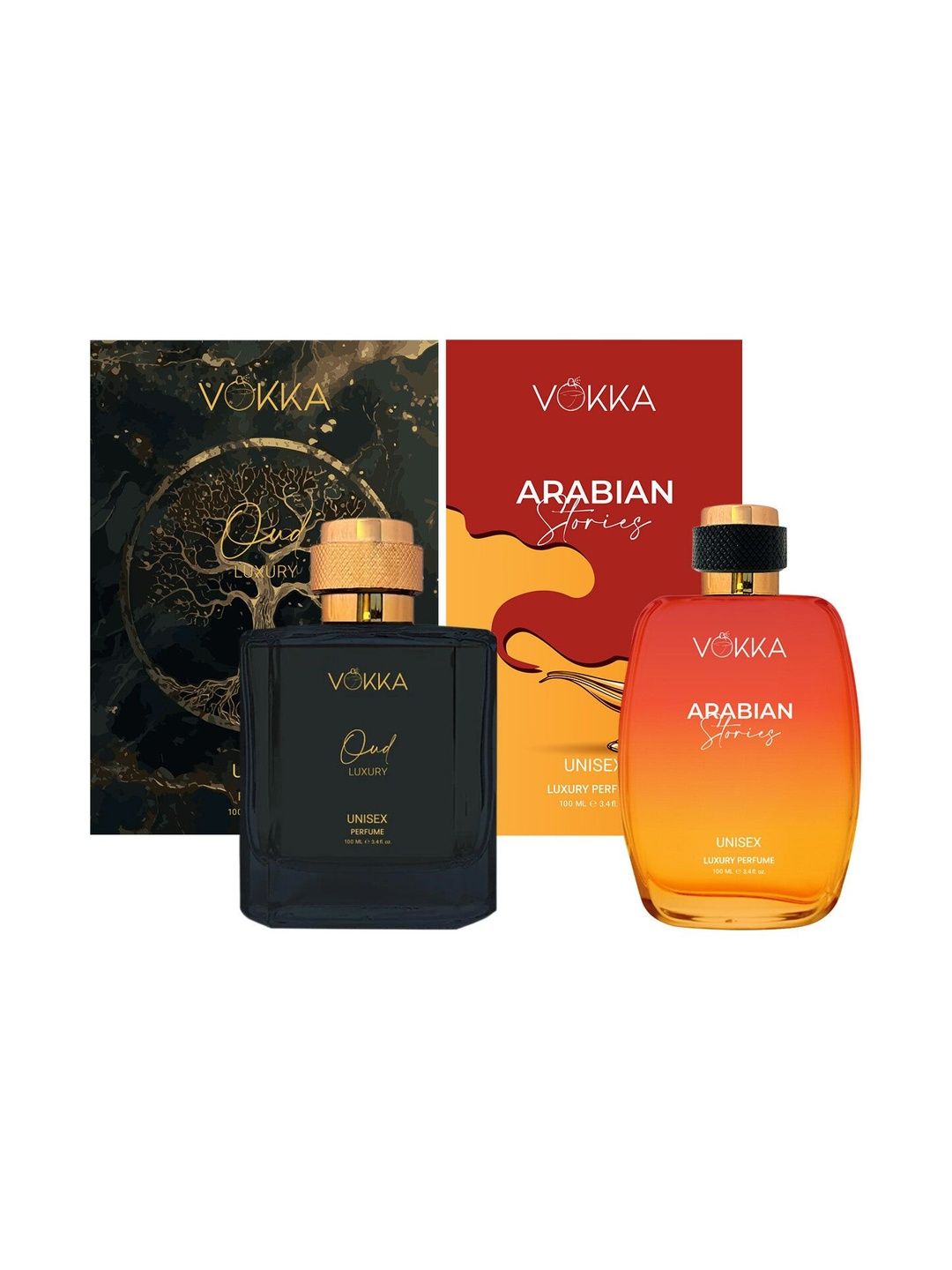 VOKKA Set Of 2 Oud & Arabian Stories Long-Lasting Perfumes - 100 ml Each-picture-21