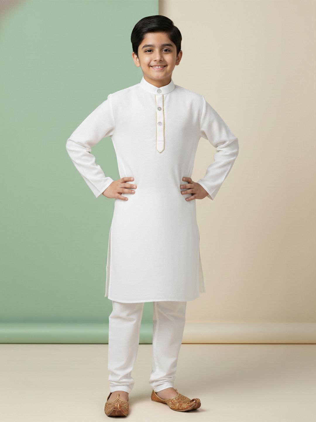 Cutiekins Boys Regular Kurta with Pyjamas