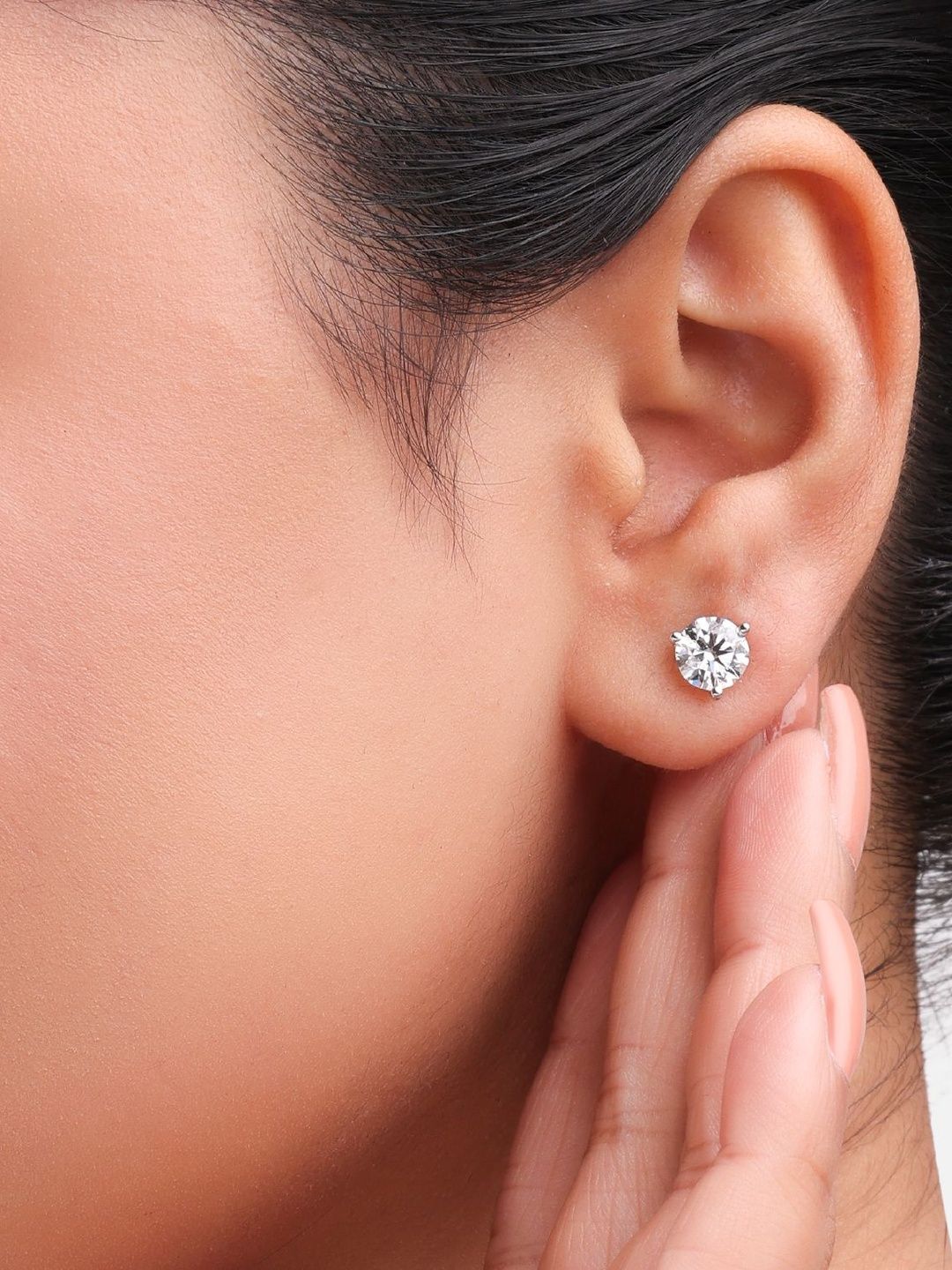 Crash.Club By CKC 18Kt Gold Diamond Studded Earrings -2.06g-picture-21