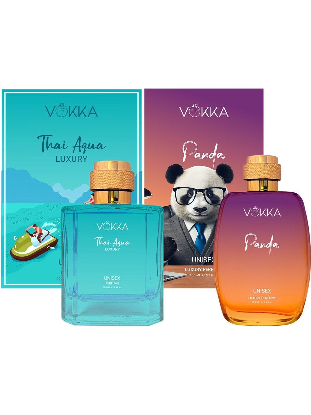 VOKKA Set Of 2 Thai Aqua & Panda Long-Lasting Perfumes - 100 ml Each-picture-25