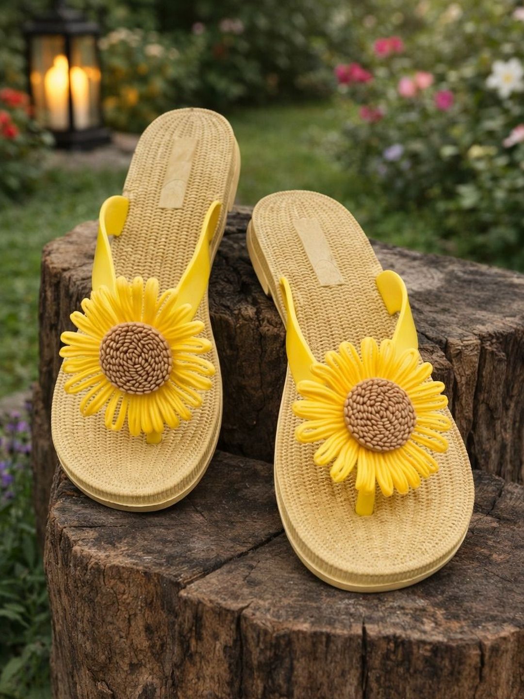 FABBMATE Girls Embellished Thong Flip-Flops-picture-15
