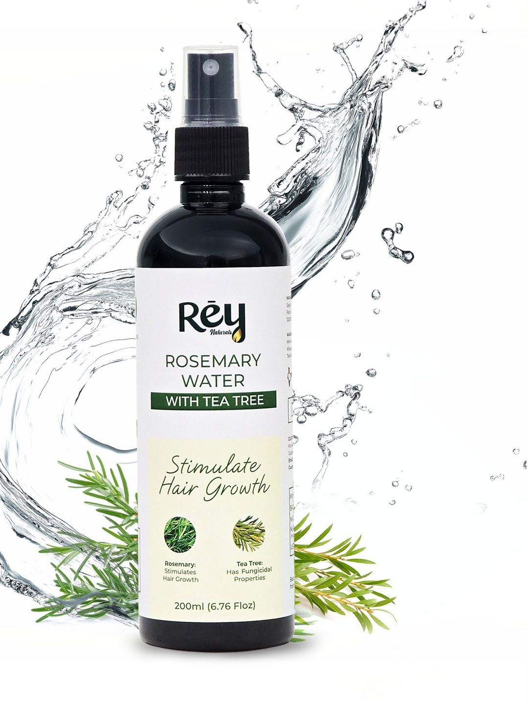 Rey Naturals Tea Tree & Rosemary Water Spray- 200 ml-image-20