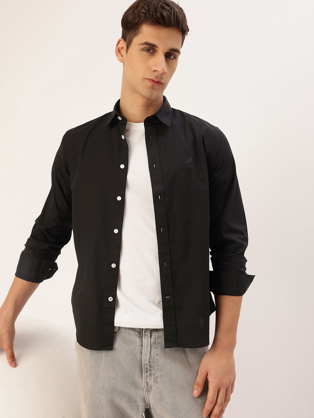 Nautica Slim Fit Pure Cotton Casual Shirt-picture-42