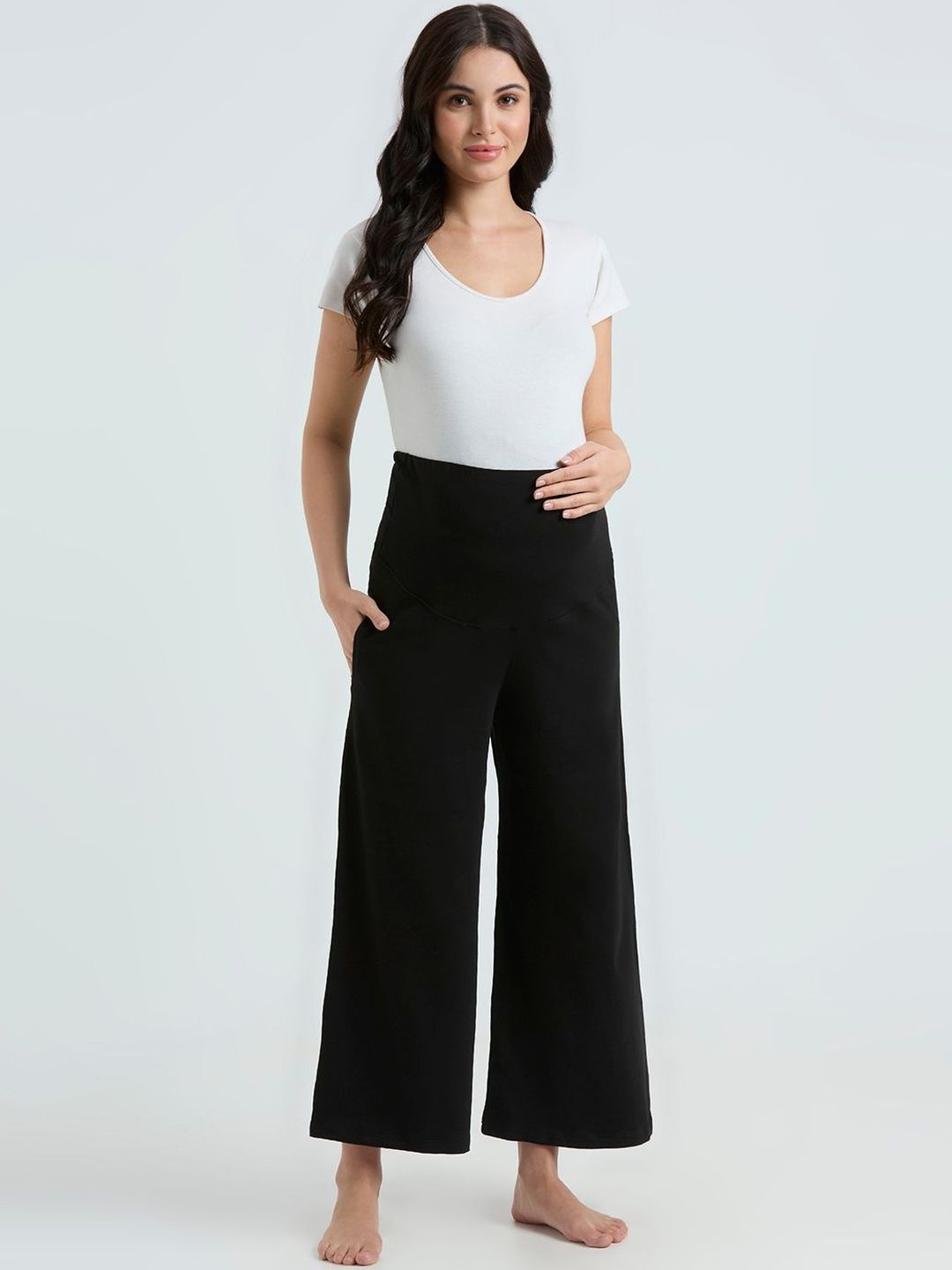 Evamomies Women 2 Knitted Maternity Palazzos-image-34