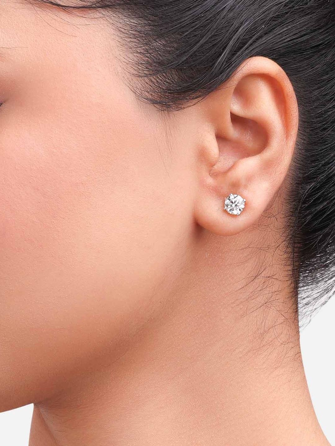 Crash.Club By CKC 18K Gold 1.00 CT Lab Diamond Studded Earring-2.25g-picture-11