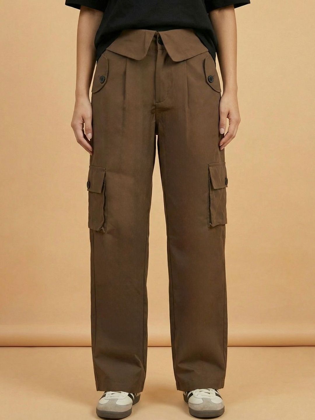 The Roadster Lifestyle Co High Waist Cargo Trouser-picture-49