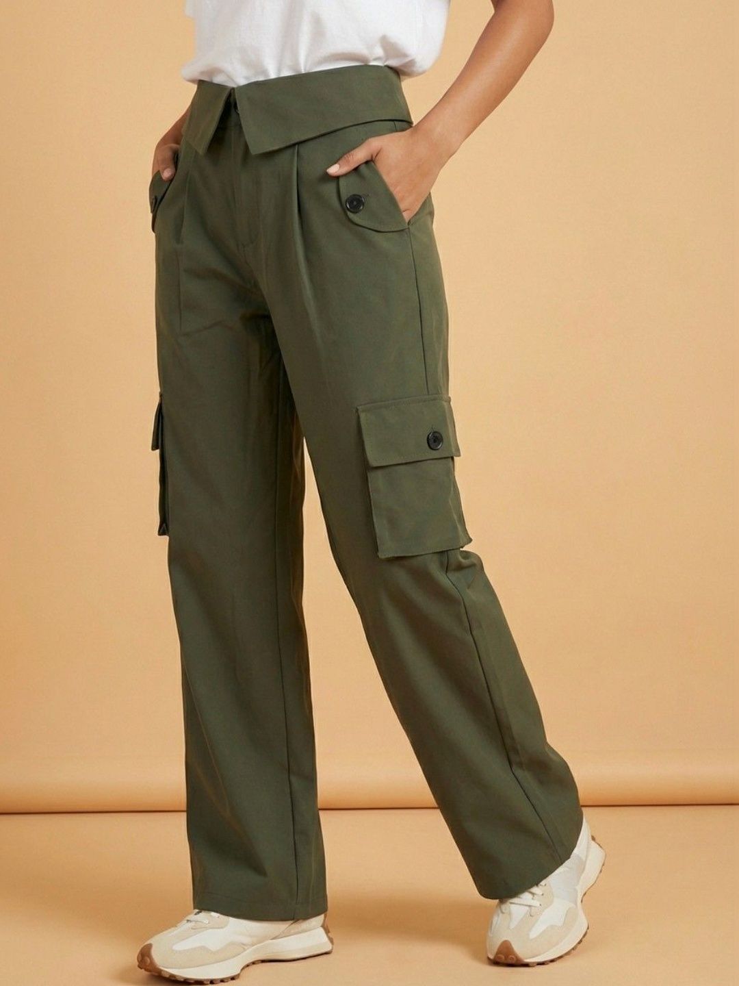 The Roadster Lifestyle Co High Waist Cargo Trouser-picture-36