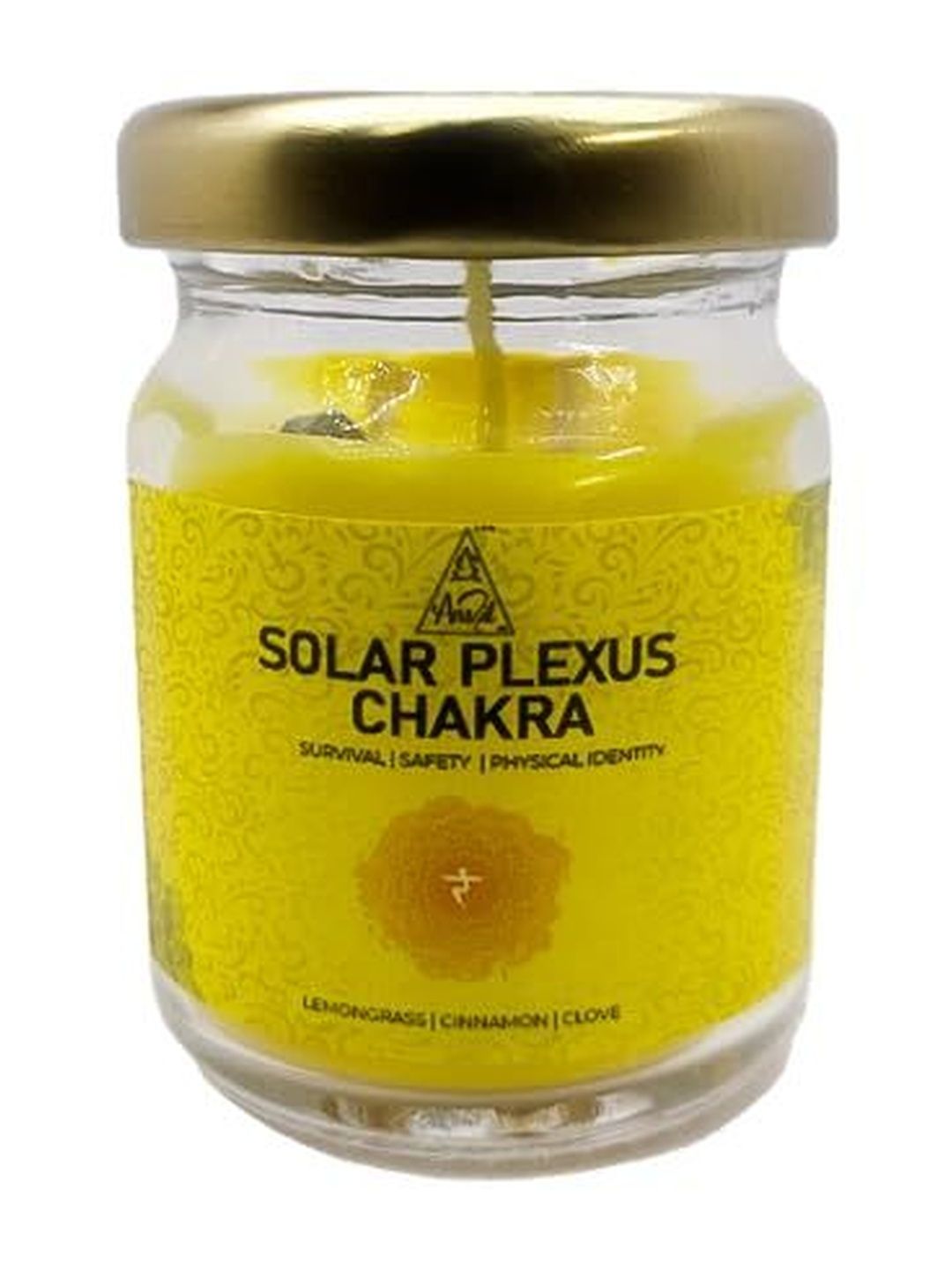 ANSHIL Yellow & Yellow 1 pieces Core Candle