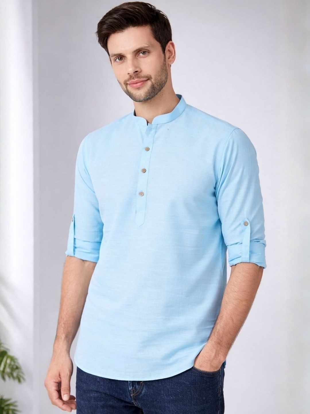 See Designs Men Patchwork Kurta-picture-26
