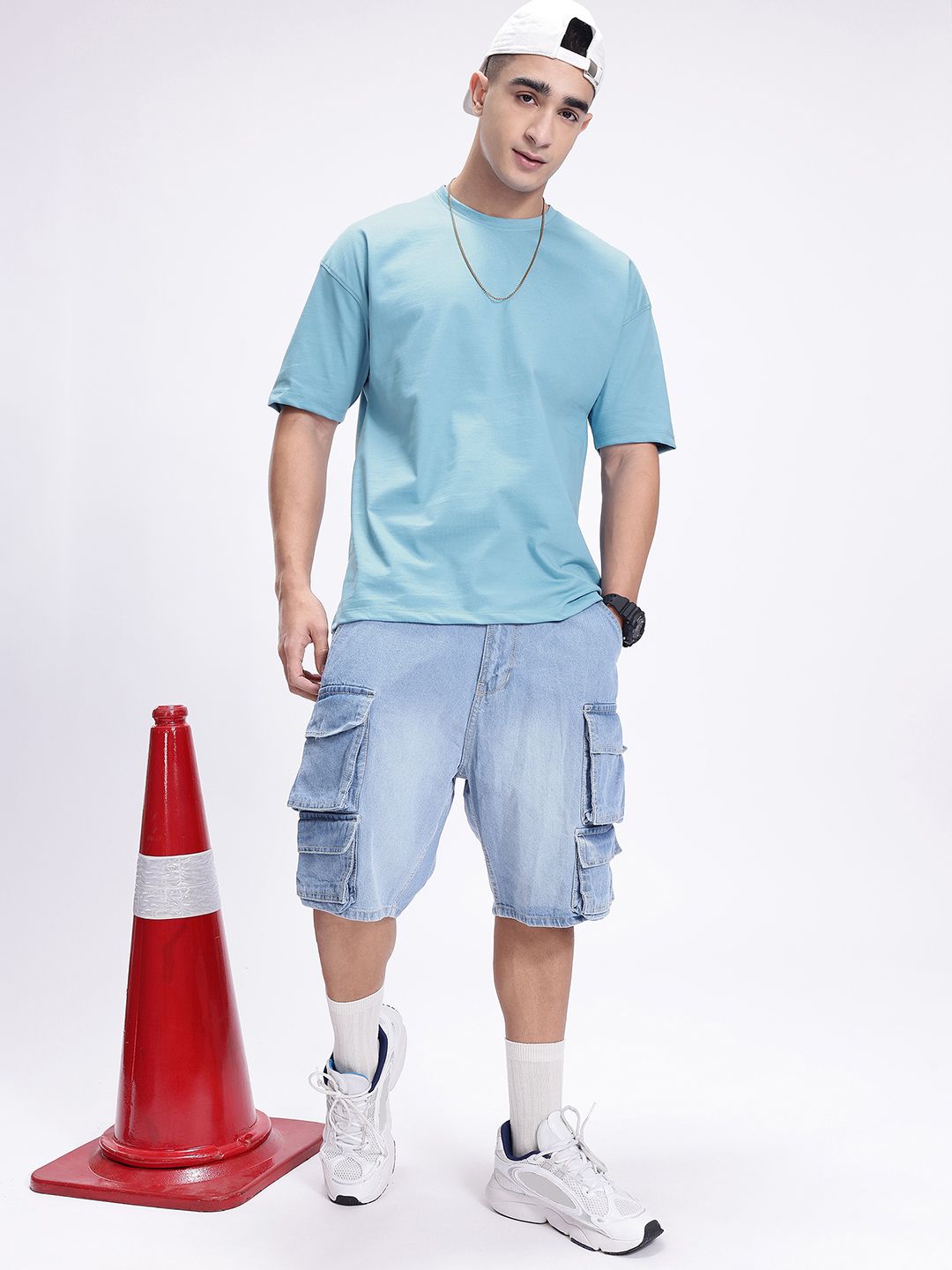 Kook N Keech Drop-Shoulder Sleeves Pure Cotton Oversized T-shirt-picture-8