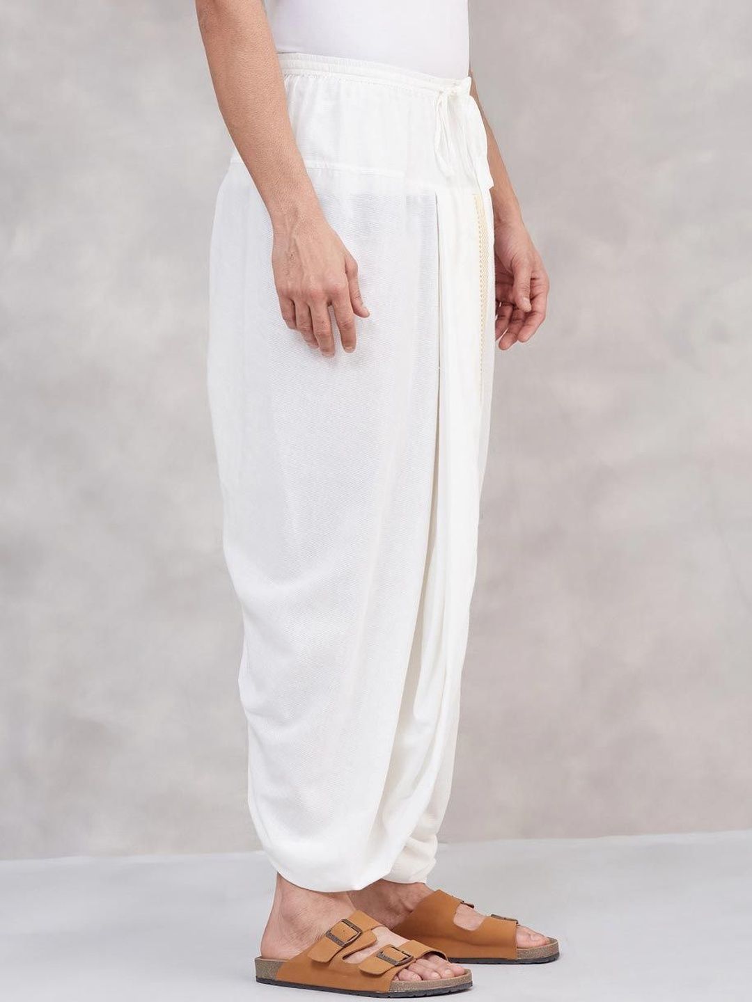 Fabindia Men Cotton Dhoti Pants Dhotis-picture-12