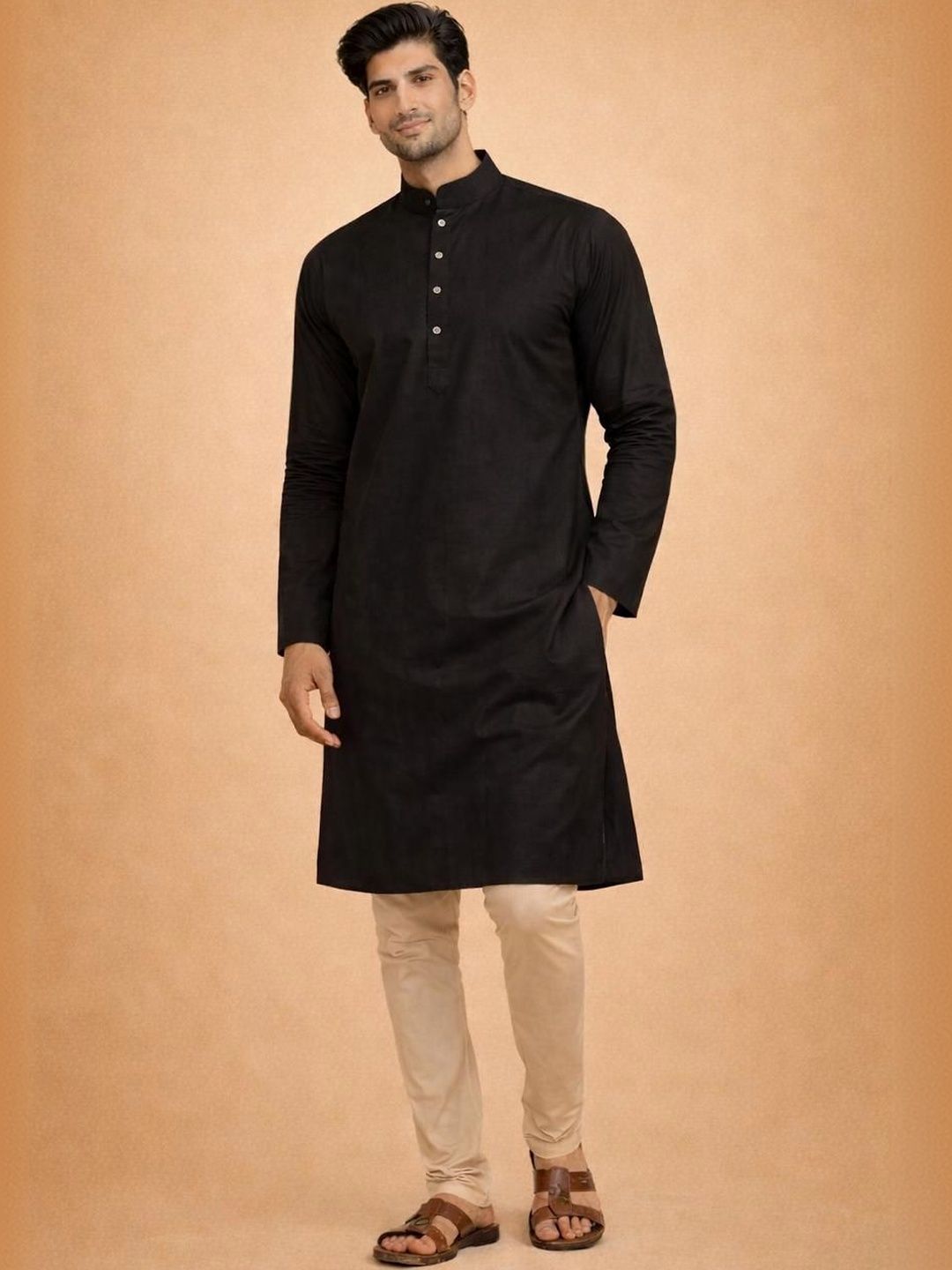 KANTHALOOM Men Thread Work Kurta-picture-28