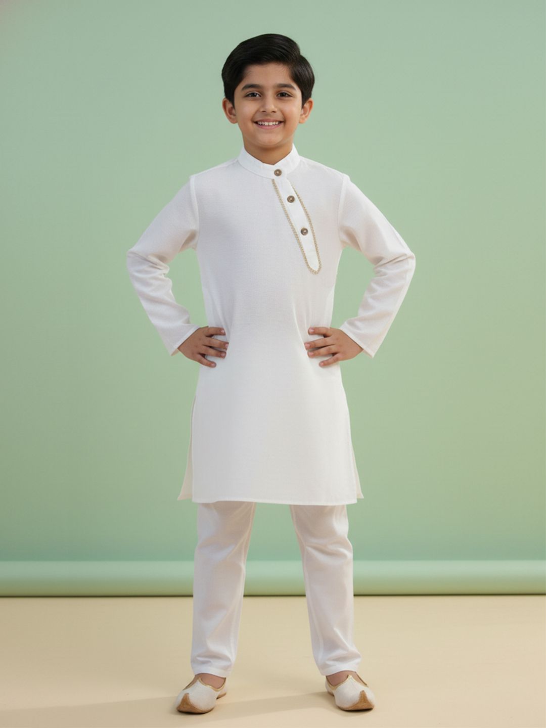Cutiekins Boys Regular Kurta with Trousers
