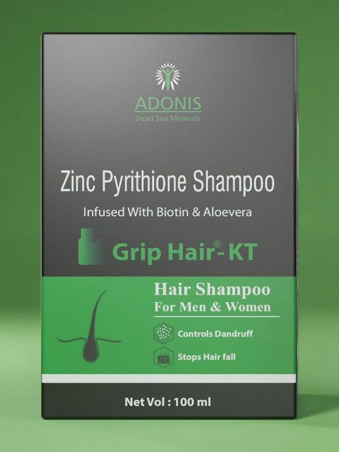Adonis Zinc Pyrithione Shampoo With Biotin - 100 ml-image-16