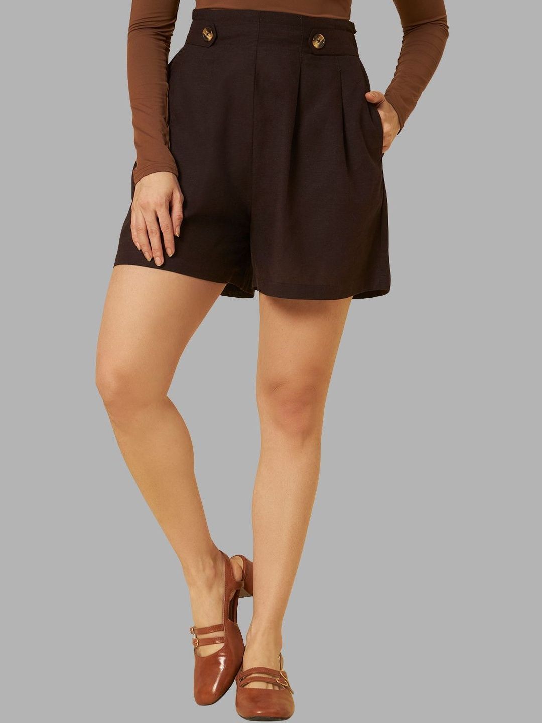 Chemistry Women High-Rise Shorts-picture-35