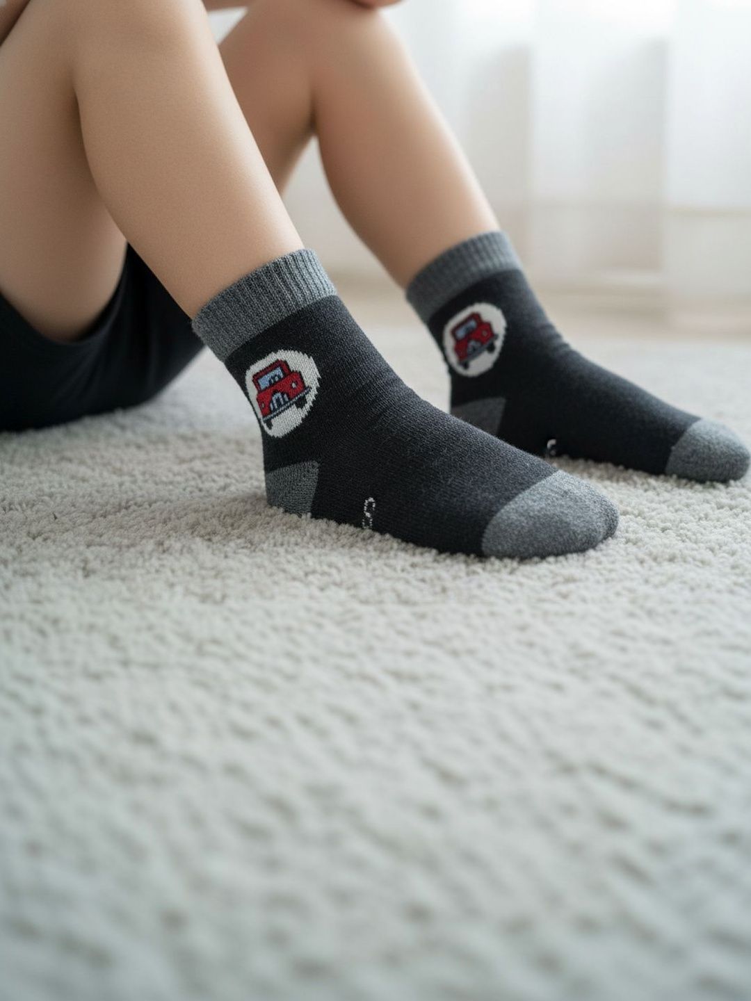 Moda Rapido Boys Cotton Assorted Patterned Ankle Length Socks