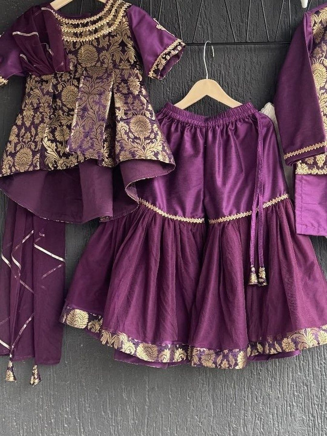 The Little Tales Girls Embellished Ready to Wear Lehenga & Blouse With Dupatta-picture-53