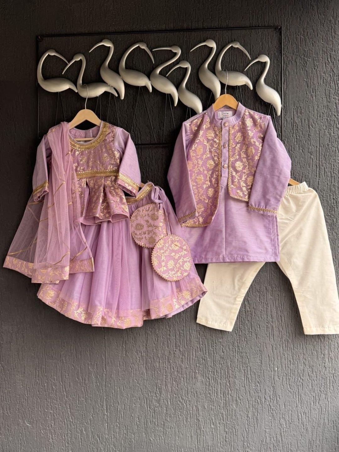 The Little Tales Girls Embroidered Ready to Wear Lehenga & Blouse With Dupatta-picture-21