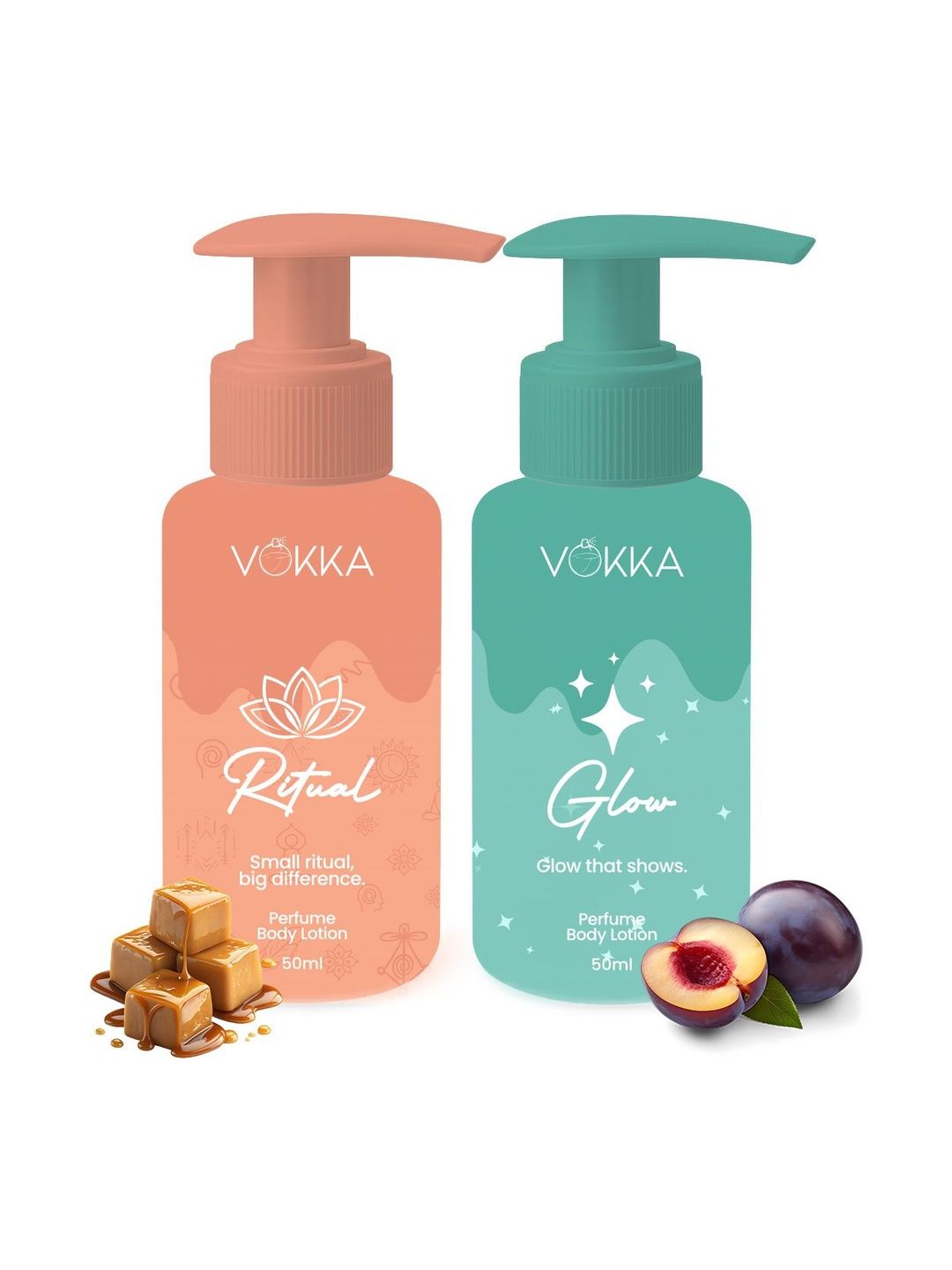 VOKKA Set Of 2 Ritual & Glow Perfume Body Lotion - 50 ml Each-picture-18
