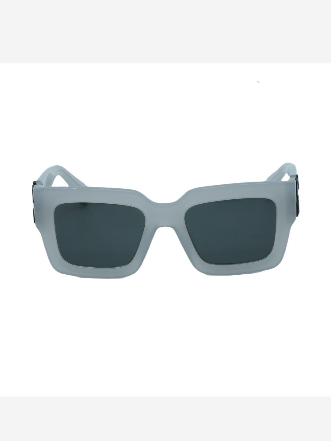 Off-White Men Grey Lens & Gunmetal-Toned Square Sunglasses with-image-48