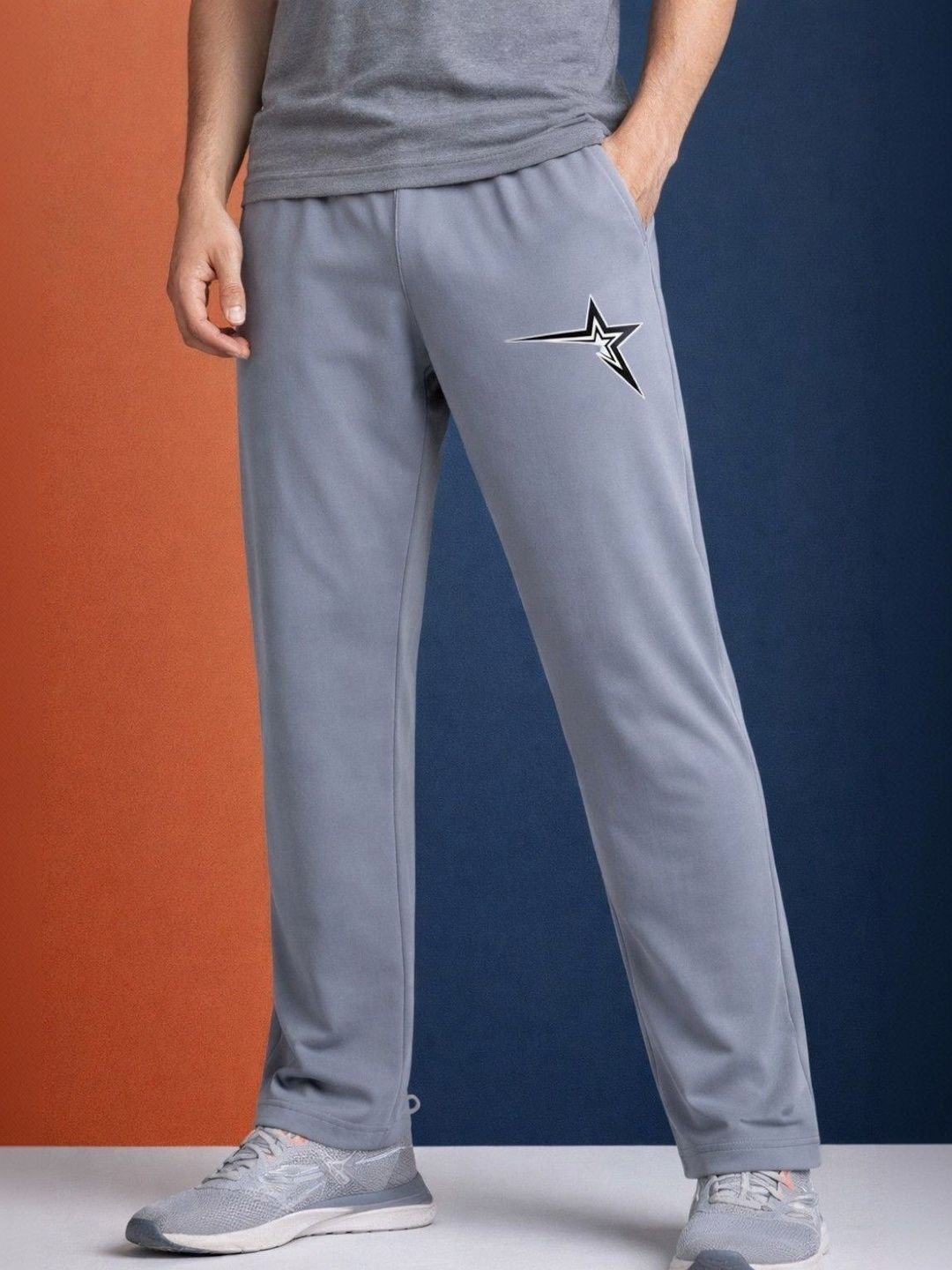 Moda Rapido Men Regular Fit Graphic Print Dry Fit Training Track Pants-picture-29