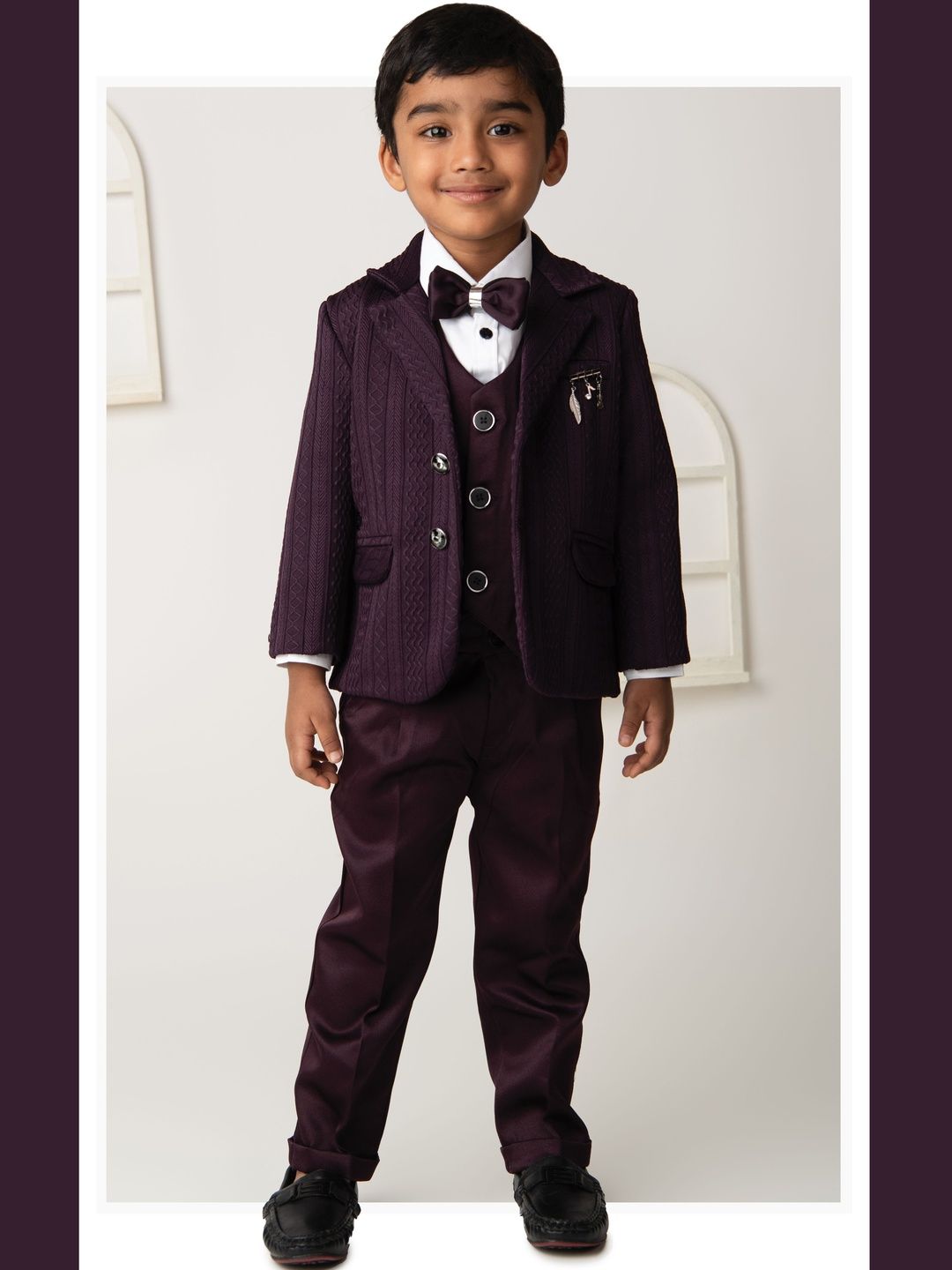 LITTLE COLLARS Boys Shirt with Trousers-picture-37