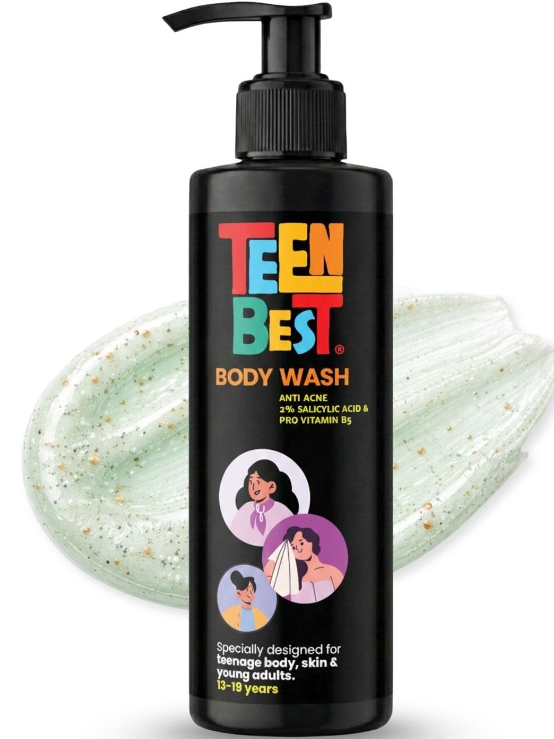 HealthBest Teens Anti Acne Body Wash - 200 ml-image-1