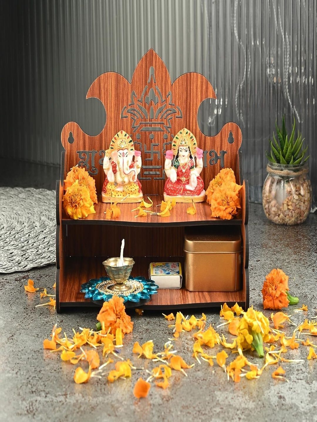 Bloriza Brown Engineered Wood Home Temple-image-29