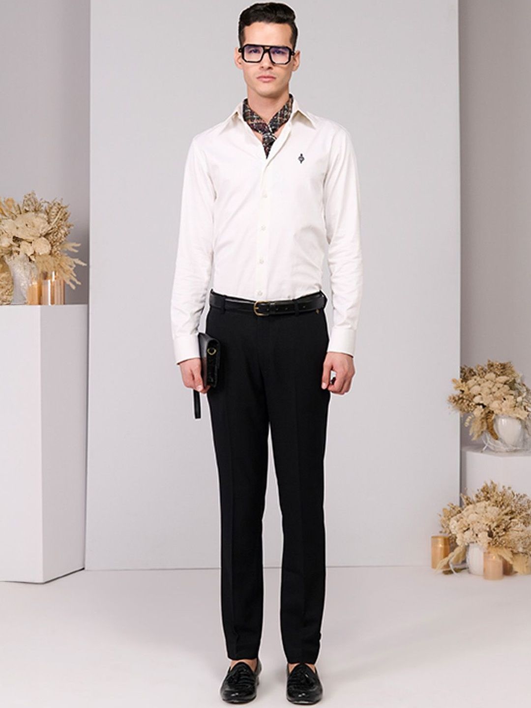 S&N by Shantnu Nikhil Men Slim Fit Trousers-picture-39