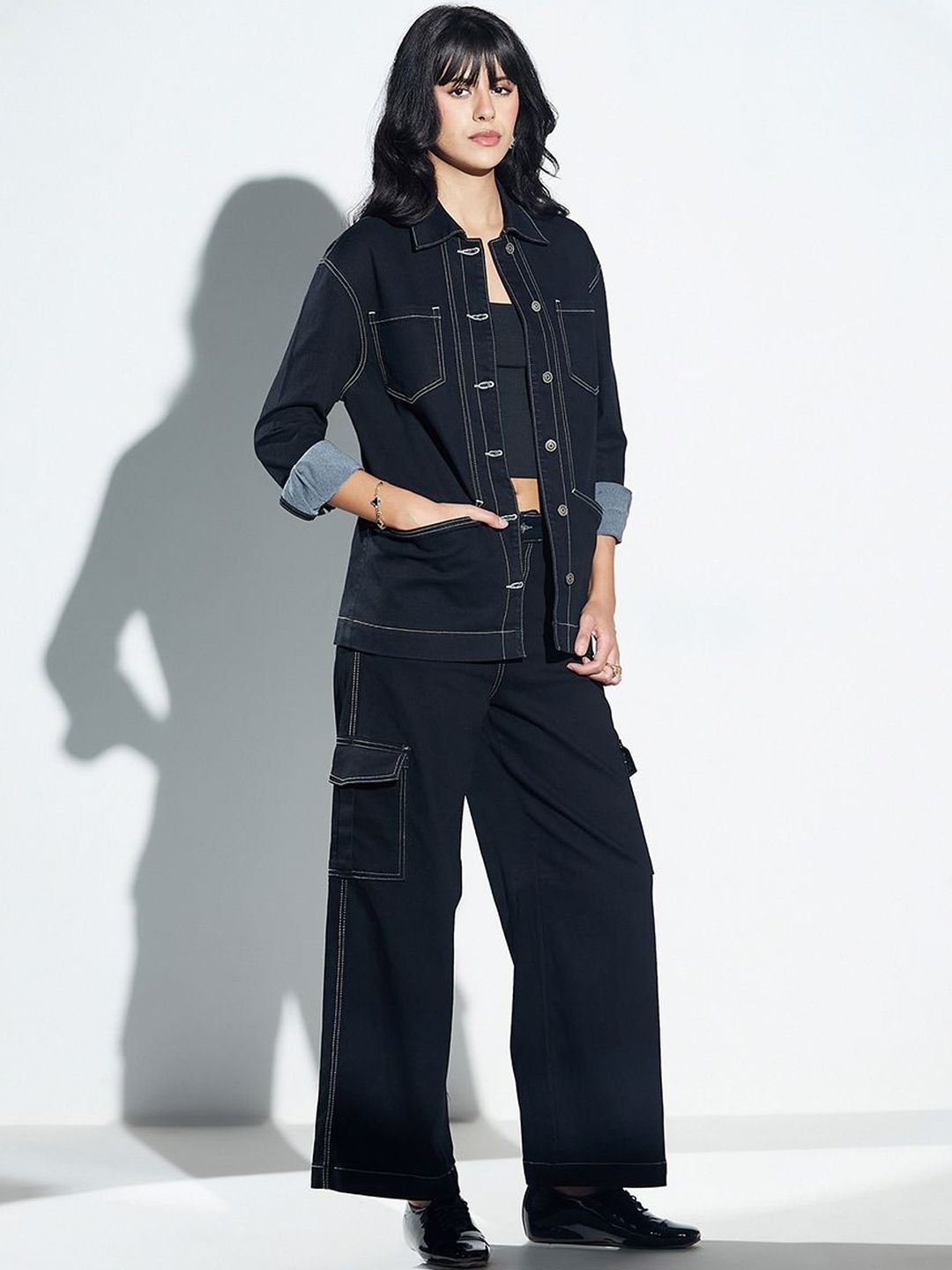 Miss Chase Women Denim Jacket-image-13