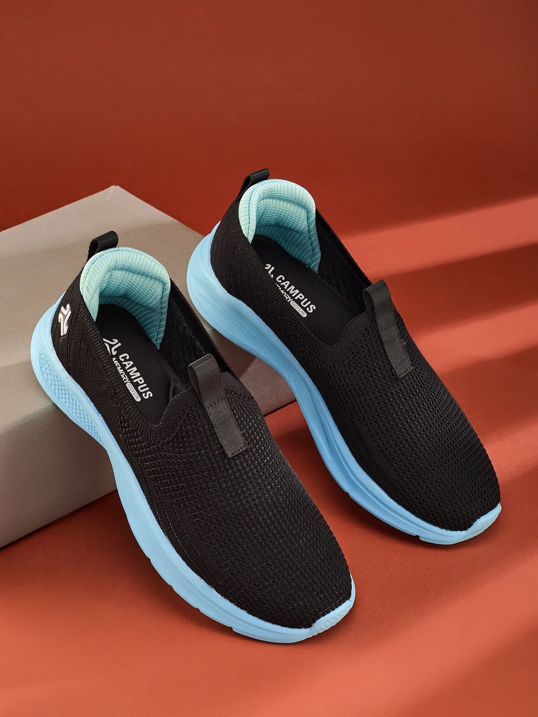 Campus Women Mesh Walking Non-Marking Shoes-image-7