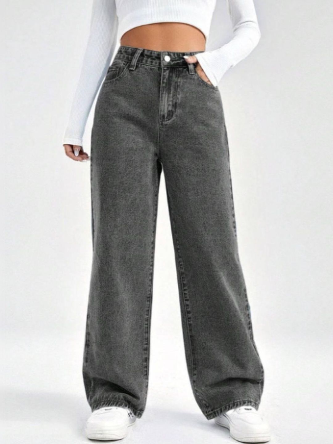 Mast & Harbour Women Classic Mid-Rise Light Fade Stretchable Jeans-picture-18