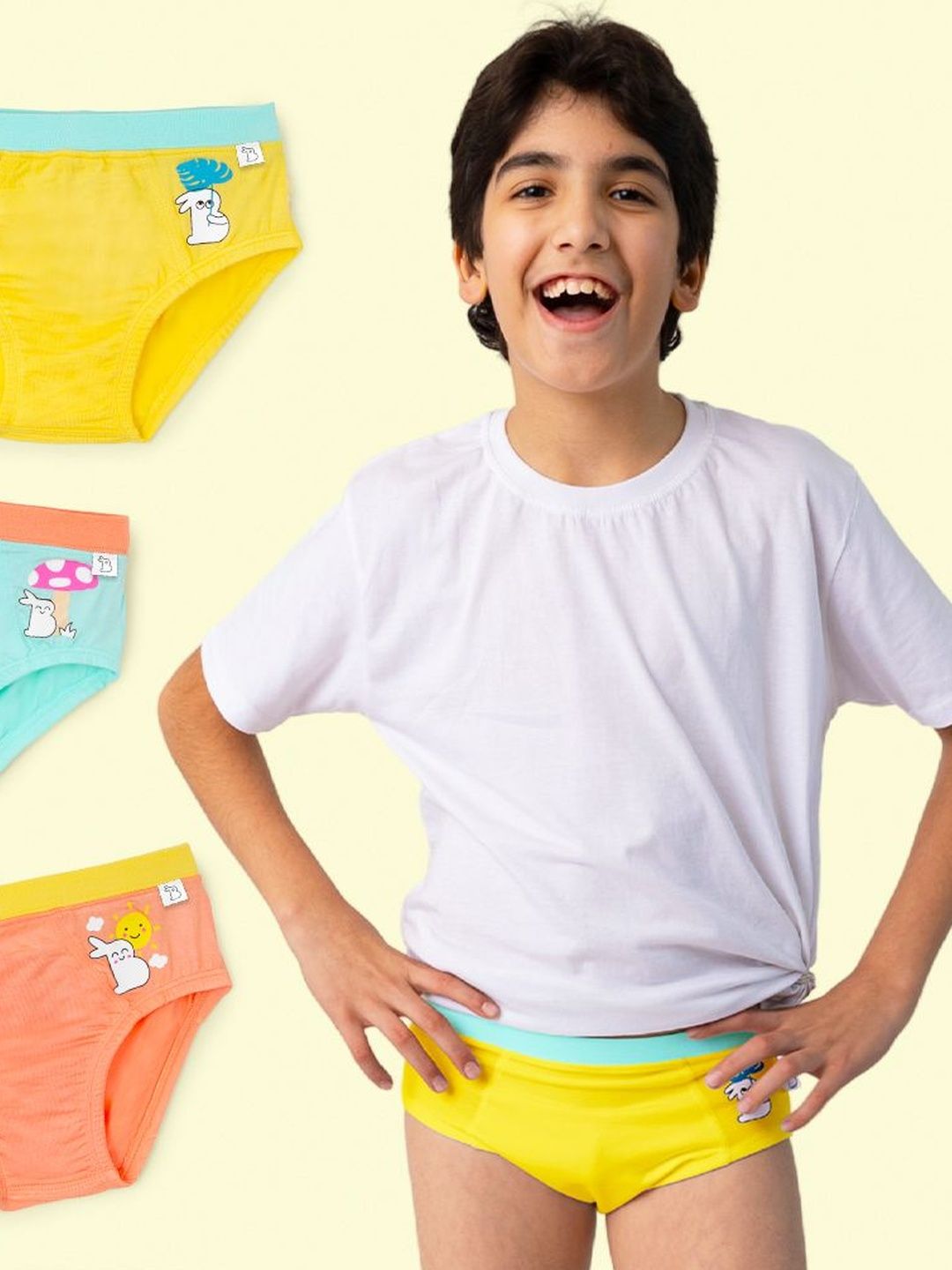SuperBottoms Boys Pack of 3 Basic Briefs-picture-39
